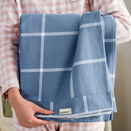 91家纺网 家纺一手货源 找家纺 （总）九沐良品 新款全棉无印老粗布单品床单+三件套