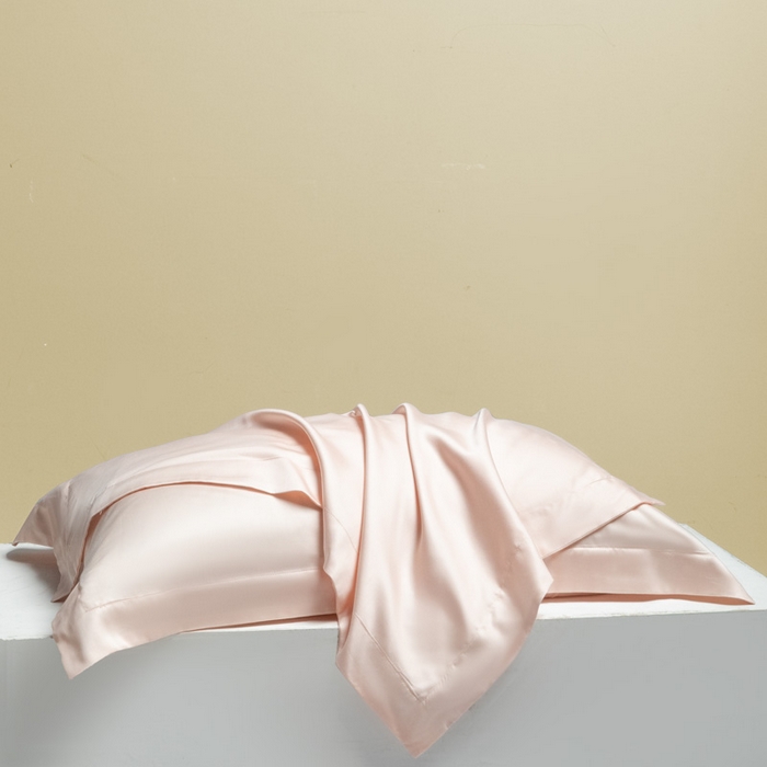 91家纺网 家纺一手货源 找家纺 涵宸 2024新款兰精天丝棉纯色单品-枕套 枕套-肉桂粉