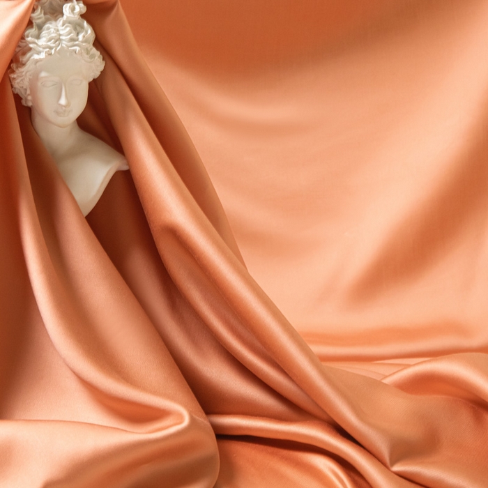 91家纺网 家纺一手货源 找家纺 涵宸 2024新款兰精天丝棉纯色单品-床单 床单-焦糖