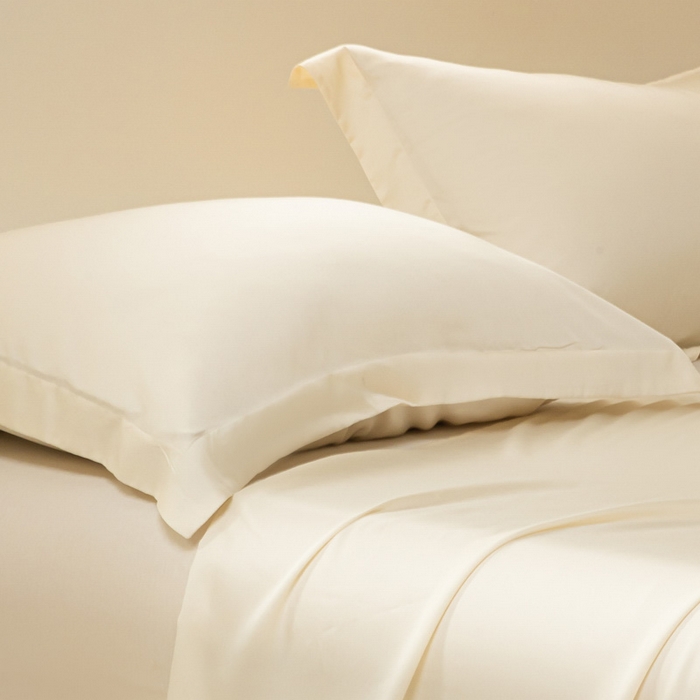 91家纺网 家纺一手货源 找家纺 （总）涵宸 2024新款兰精天丝棉纯色单品-枕套