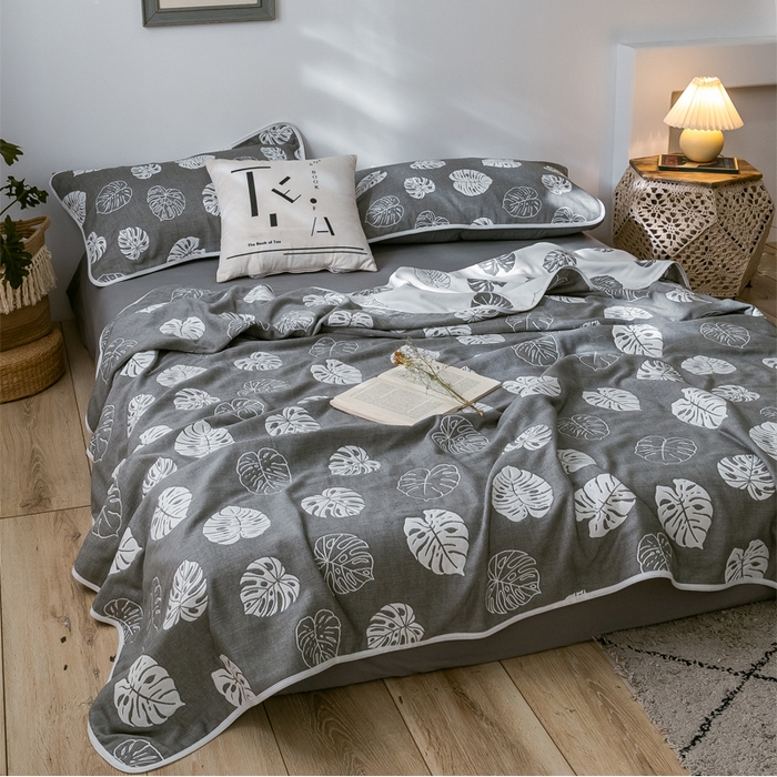 91家纺网 家纺一手货源 找家纺 （总）朴尔2024经典六层纱布全棉毛巾被系列-朴尔经典款常年备货