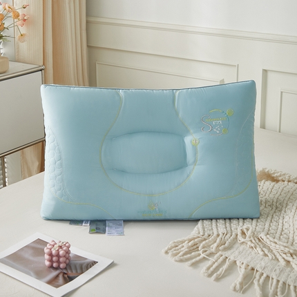 91家纺网 家纺一手货源 找家纺 （总）歌历斯家纺 2024新款亲肤玻尿酸+蚕丝枕头枕芯