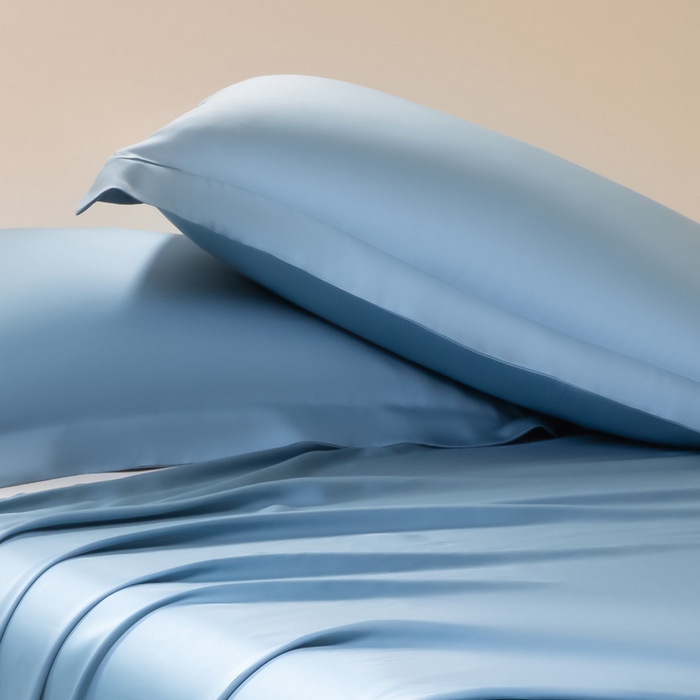 91家纺网 家纺一手货源 找家纺 涵宸 2024新款兰精天丝棉纯色单品-枕套 枕套-星耀兰