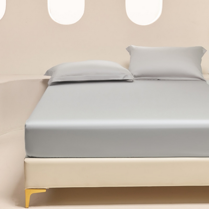 91家纺网 家纺一手货源 找家纺 涵宸 2024新款兰精天丝棉纯色单品-床笠 床笠-时尚灰