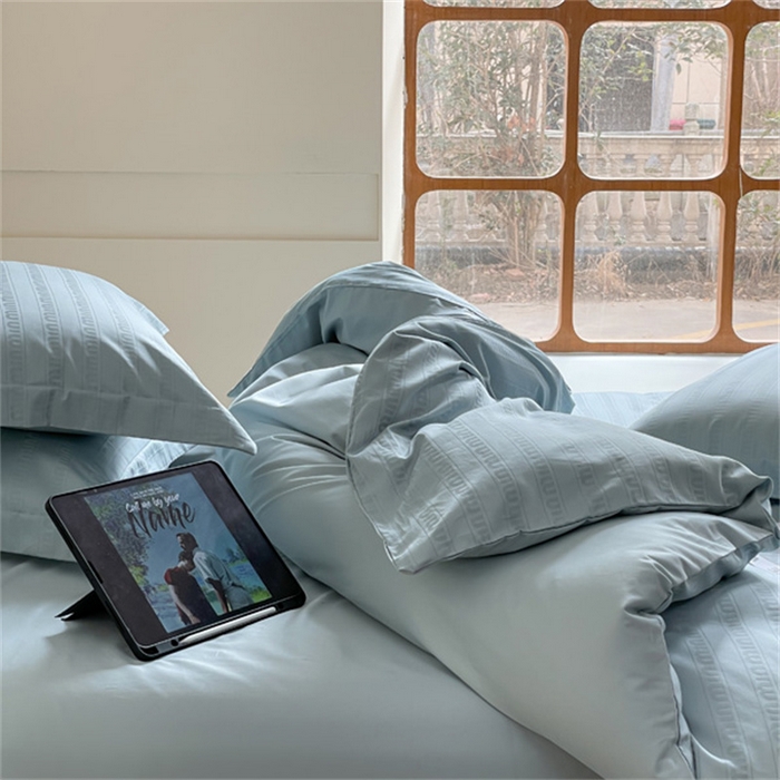 91家纺网 家纺一手货源 找家纺 涵宸 2024新款全棉大提花系列四件套 维秘-兰