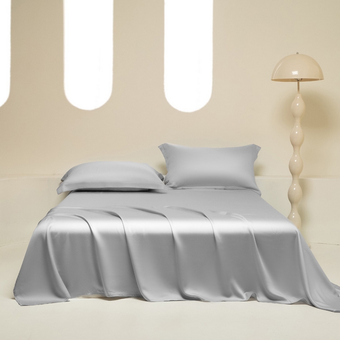 91家纺网 家纺一手货源 找家纺 涵宸 2024新款兰精天丝棉纯色单品-床单 床单-时尚灰