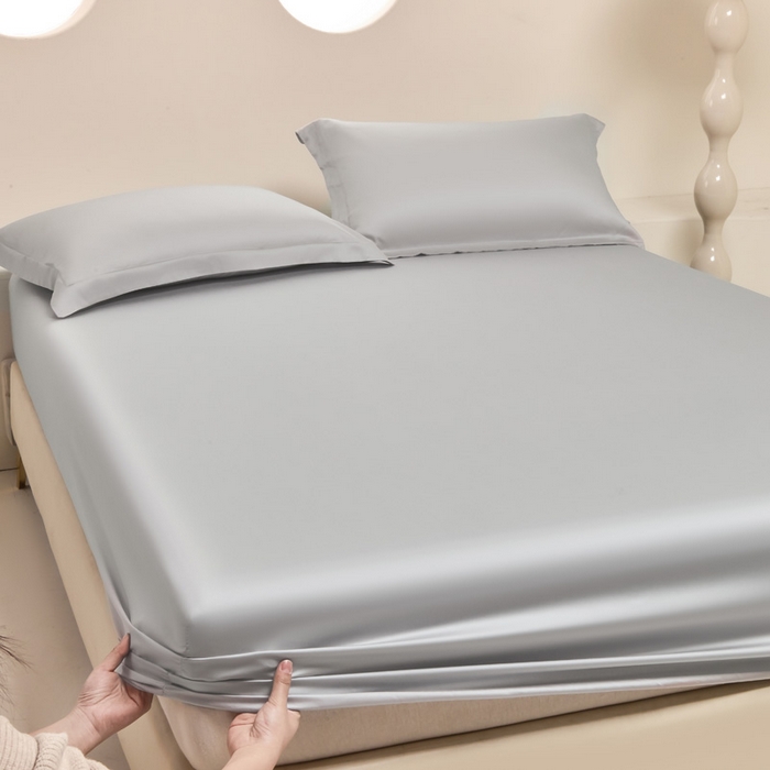 91家纺网 家纺一手货源 找家纺 涵宸 2024新款兰精天丝棉纯色单品-床笠 床笠-时尚灰