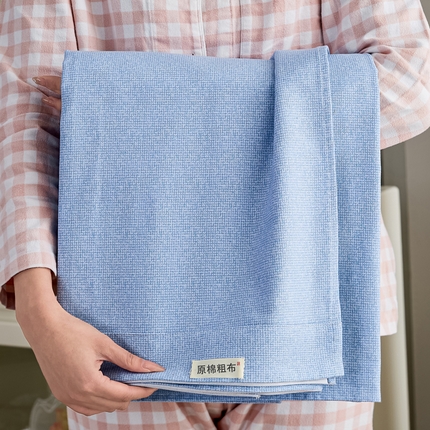 91家纺网 家纺一手货源 找家纺 （总）九沐良品 新款全棉无印老粗布单品床单+三件套