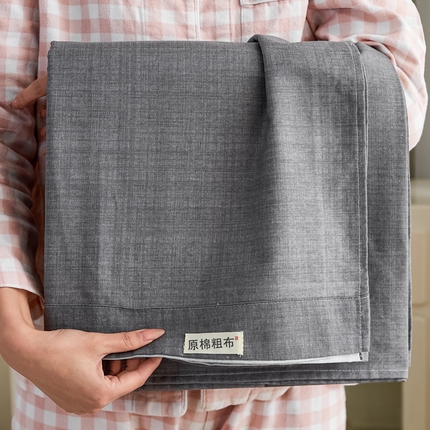 91家纺网 家纺一手货源 找家纺 （总）九沐良品 新款全棉无印老粗布单品床单+三件套