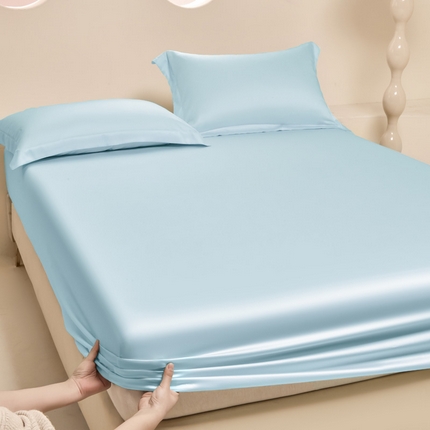 涵宸 2024新款兰精天丝棉纯色单品-床笠 床笠-海天兰