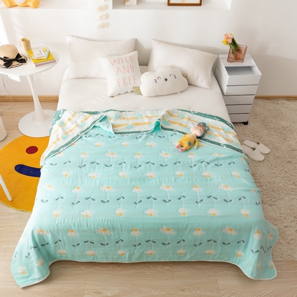 91家纺网 家纺一手货源 找家纺 （总）朴尔家纺-毛巾被 2024年新款卡通系全棉六层纱毛巾被-朴尔经典款常年备货