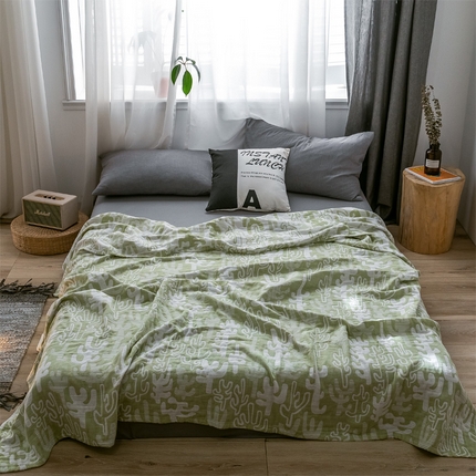 91家纺网 家纺一手货源 找家纺 （总）朴尔家纺-毛巾被 2024新款三层水洗棉全棉纱布毛巾被