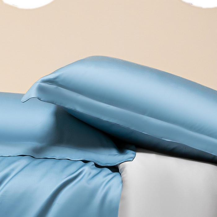 91家纺网 家纺一手货源 找家纺 涵宸 2024新款兰精天丝棉纯色单品-枕套 枕套-星耀兰