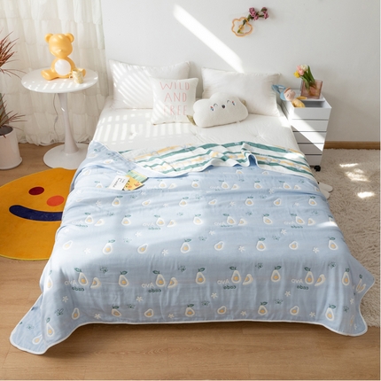 91家纺网 家纺一手货源 找家纺 （总）朴尔家纺-毛巾被 2024年新款卡通系全棉六层纱毛巾被-朴尔经典款常年备货