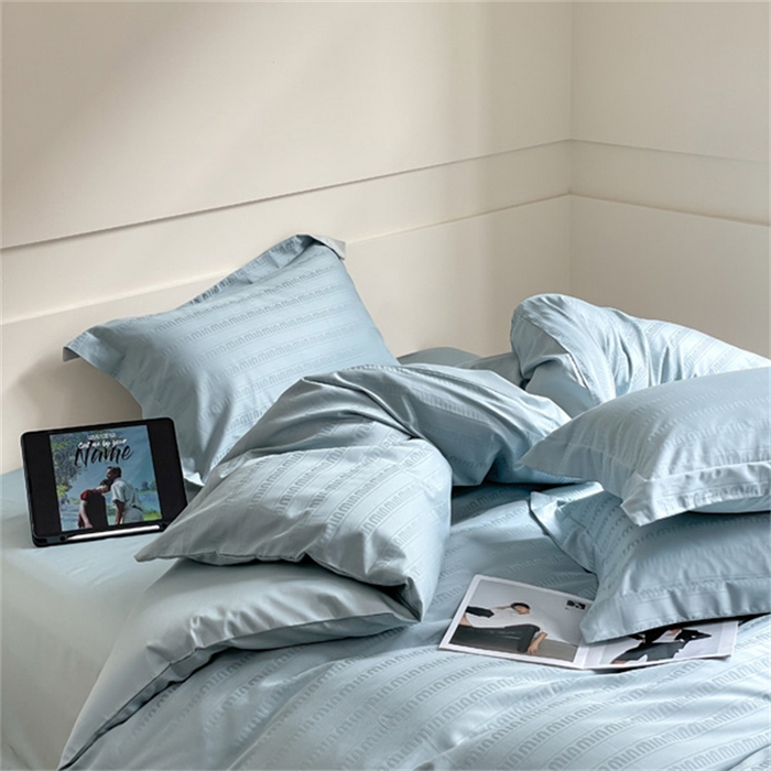 91家纺网 家纺一手货源 找家纺 涵宸 2024新款全棉大提花系列四件套 维秘-兰