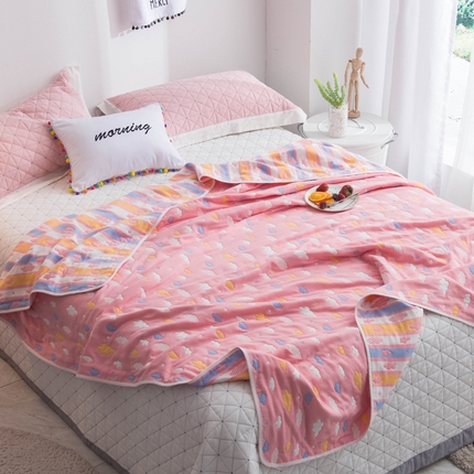 91家纺网 家纺一手货源 找家纺 （总）朴尔2024经典六层纱布全棉毛巾被系列-朴尔经典款常年备货