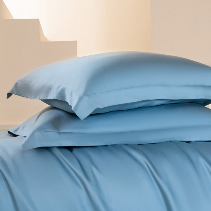 91家纺网 家纺一手货源 找家纺 涵宸 2024新款兰精天丝棉纯色单品-枕套 枕套-星耀兰