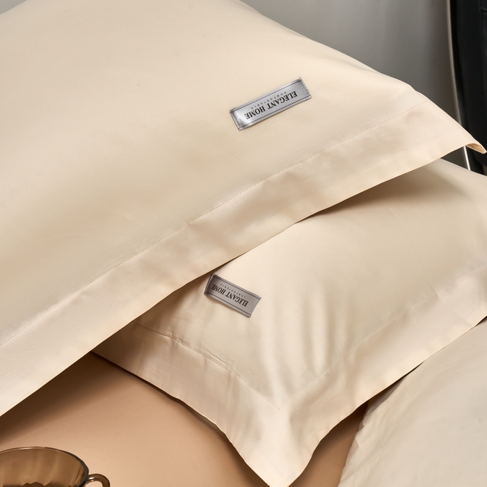 91家纺网 家纺一手货源 找家纺 （总）秀色家纺 2025新款60支贡缎新疆长绒棉全棉纯棉三件套轻奢床品床单床笠被套床上四件套