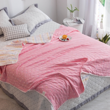 91家纺网 家纺一手货源 找家纺 （总）朴尔2024经典六层纱布全棉毛巾被系列-朴尔经典款常年备货