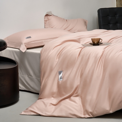 91家纺网 家纺一手货源 找家纺 （总）秀色家纺 2025新款60支贡缎新疆长绒棉全棉纯棉三件套轻奢床品床单床笠被套床上四件套