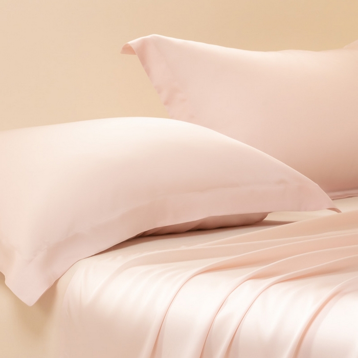 91家纺网 家纺一手货源 找家纺 涵宸 2024新款兰精天丝棉纯色单品-枕套 枕套-肉桂粉