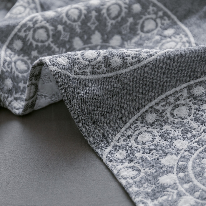 91家纺网 家纺一手货源 找家纺 朴尔家纺-毛巾被 2024新款三层水洗棉全棉纱布毛巾被 梦幻-灰