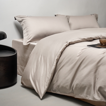 91家纺网 家纺一手货源 找家纺 （总）秀色家纺 2025新款60支贡缎新疆长绒棉全棉纯棉三件套轻奢床品床单床笠被套床上四件套