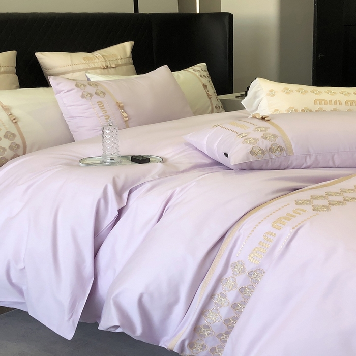 91家纺网 家纺一手货源 找家纺 2024款春夏优雅刺绣—梵雅 梵雅紫