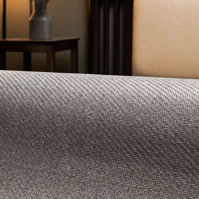 91家纺网 家纺一手货源 找家纺 青雅席业 2025新款半包印尼藤艾草无纺布席 艾草-灰