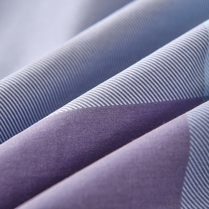 91家纺网 家纺一手货源 找家纺 珂博家纺 2024新款轻柔感全棉印花单品四件套系列-单床单单床笠 蓝调爵士