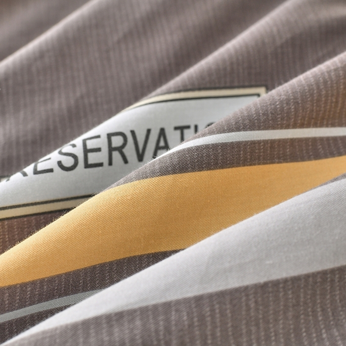 91家纺网 家纺一手货源 找家纺 珂博家纺 2024新款轻柔感全棉印花单品四件套系列-单床单单床笠 泰晤士灰