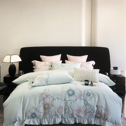 91家纺网 家纺一手货源 找家纺 （总）卡姿家纺 2024春夏优雅刺绣— 安妮花园