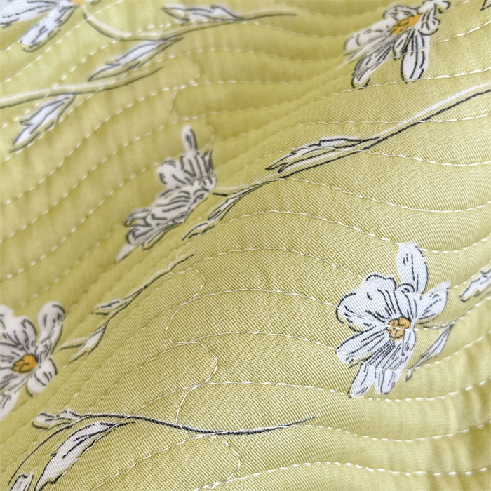 91家纺网 家纺一手货源 找家纺 OL家纺 2024新款单品天丝双面直角床盖 沉香-姜黄