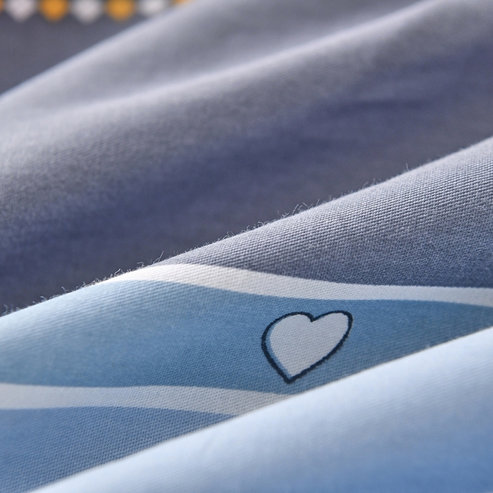 91家纺网 家纺一手货源 找家纺 珂博家纺 2024新款轻柔感全棉印花单品四件套系列-单床单单床笠 午后奶茶