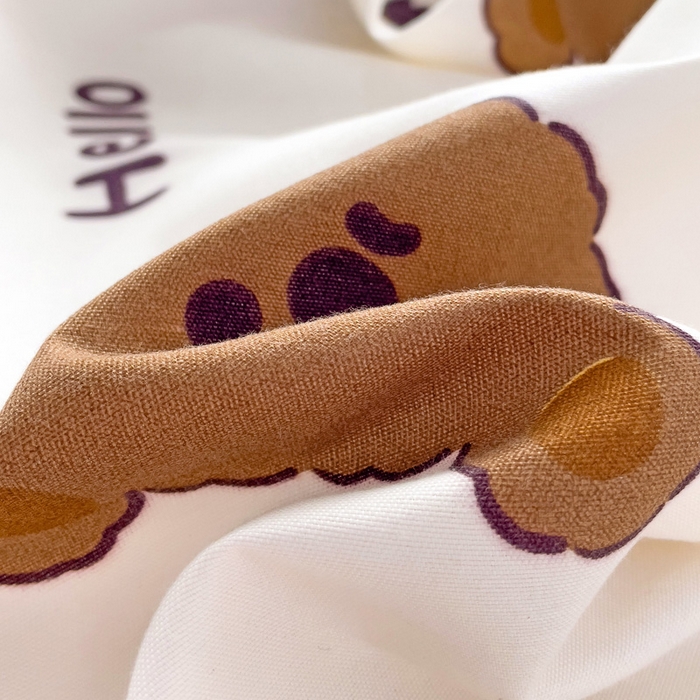 91家纺网 家纺一手货源 找家纺 好亿来家纺 2025新款亲肤磨毛单层床笠 布袋熊