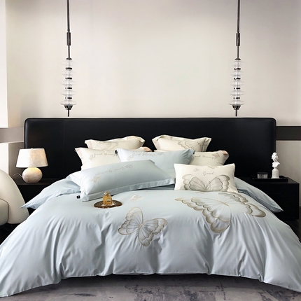 91家纺网 家纺一手货源 找家纺 （总）2024春夏优雅刺绣—蝴蝶艾伦