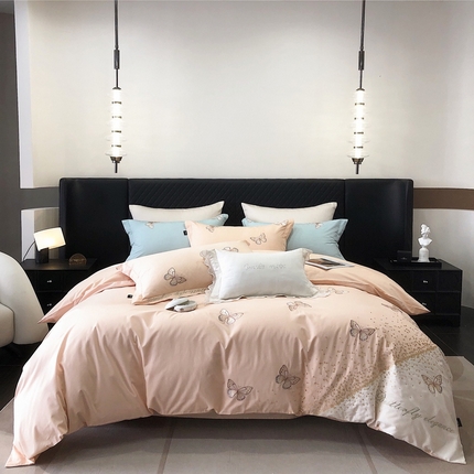 91家纺网 家纺一手货源 找家纺 （总）2024春夏优雅刺绣—蝴蝶莎拉