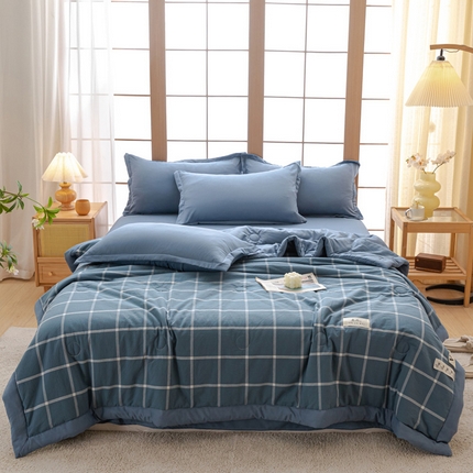 91家纺网 家纺一手货源 找家纺 （总）U被 2025新款水洗无印夏凉被-实拍图