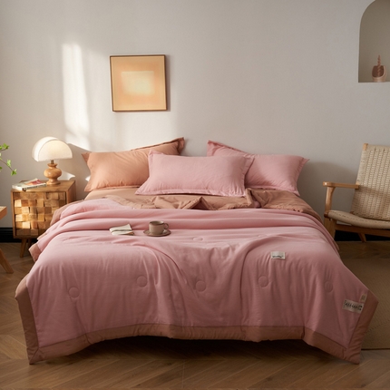 91家纺网 家纺一手货源 找家纺 （总）U被  2025新款【轻盈透气】泡泡纱夏凉被