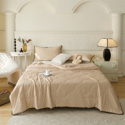 91家纺网 家纺一手货源 找家纺 （总）有货2024新款氨纶凉感丝印花夏被空调被