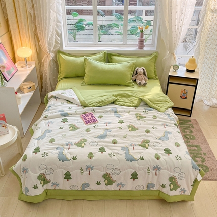 91家纺网 家纺一手货源 找家纺 （总）U被 2025新款水洗双层纱夏凉被子被芯