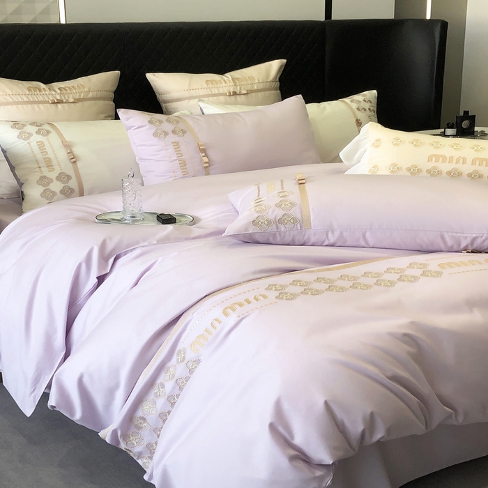 91家纺网 家纺一手货源 找家纺 2024款春夏优雅刺绣—梵雅 梵雅紫