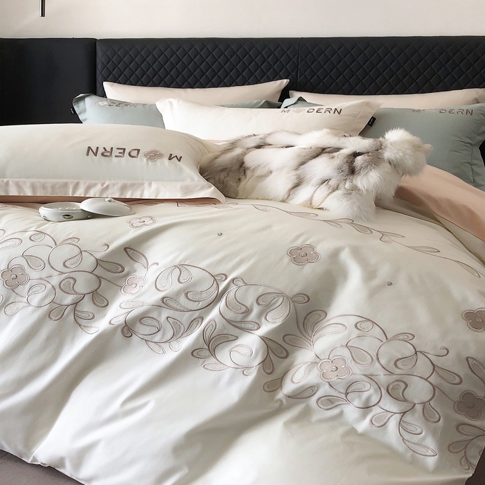 91家纺网 家纺一手货源 找家纺 2024春夏优雅刺绣—阿露莎 阿露莎白