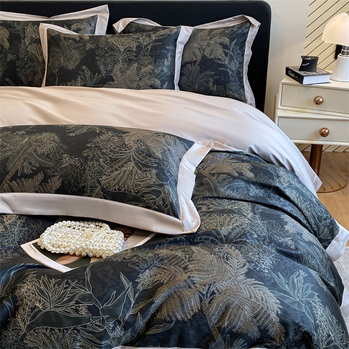 91家纺网 家纺一手货源 找家纺 蓝米卡夫 2024新品-A类100支全棉活性数码拼角款-艾芙琳系列 玛蒂娜