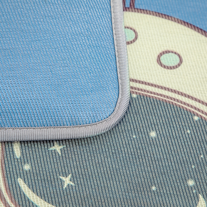 91家纺网 家纺一手货源 找家纺 欣品希家纺 2024新款A类冰丝印花儿童凉席三件套 宇航员