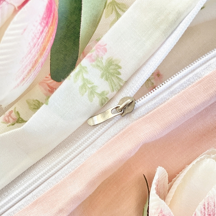 91家纺网 家纺一手货源 找家纺 珂博家纺 2024新款轻柔感全棉印花单品四件套系列-单床单单床笠 花团锦簇