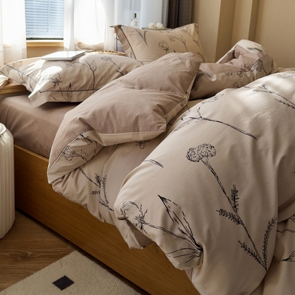 91家纺网 家纺一手货源 找家纺 （总）由丽 2025新款2月全工艺柔棉全棉印花三件套四件套有床笠款