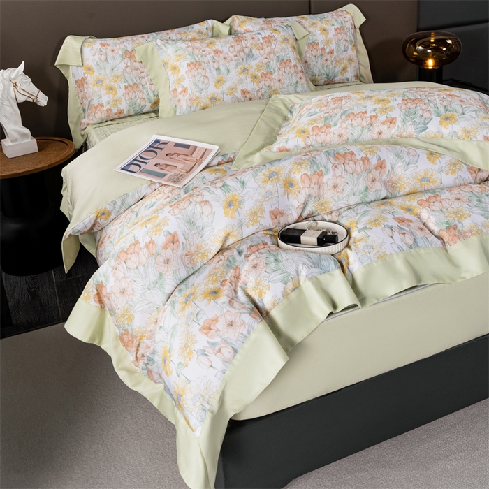 91家纺网 家纺一手货源 找家纺 OL家纺 2024新款天丝四件套 童梦森林