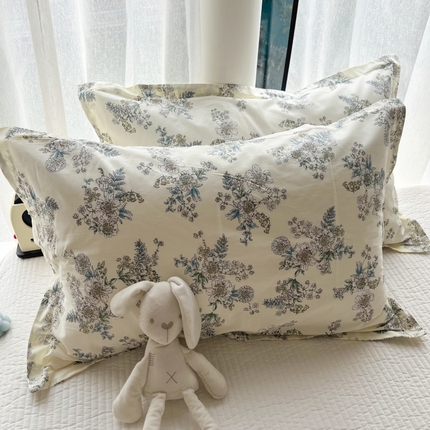 91家纺网 家纺一手货源 找家纺 （总）百寐 2024新款全棉碎花卡通信封开口宜家大枕套