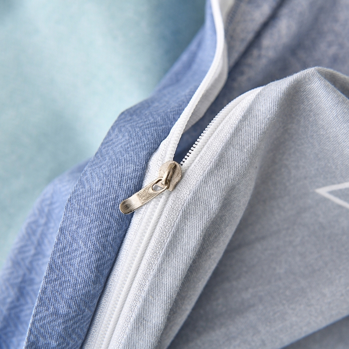 91家纺网 家纺一手货源 找家纺 珂博家纺 2024新款轻柔感全棉印花单品四件套系列-单床单单床笠 青山如黛